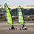 Photographs of Kite Surfing.