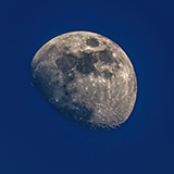 Imags of the Moon and Cloud formations.
