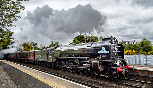 Photographs of Steam and Diesel Trains in Scotland