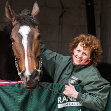 2017 Lucinda Russell Racing Stables 2017-Photographs taken at Lucinda Russell's racing stables when One For Arthur returned after winning the Grand...