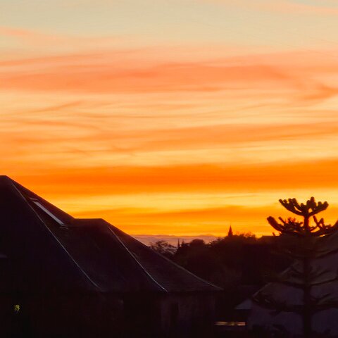 Dunfermline Skyline at Sunset-2