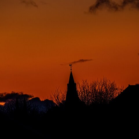 Dunfermline Skyline at Sunset-3