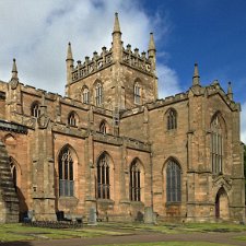 Dunfermline Dunfermline is a town (City from 2022) and former Royal Burgh, and parish, in Fife, Scotland, on high ground 3 miles...