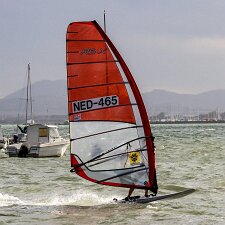 Raceboard Photographs of the European Raceboard Championship held at Los Alcazares Spain.